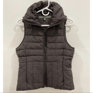Kenneth Cole Reaction Quilted Down Vest Brown S